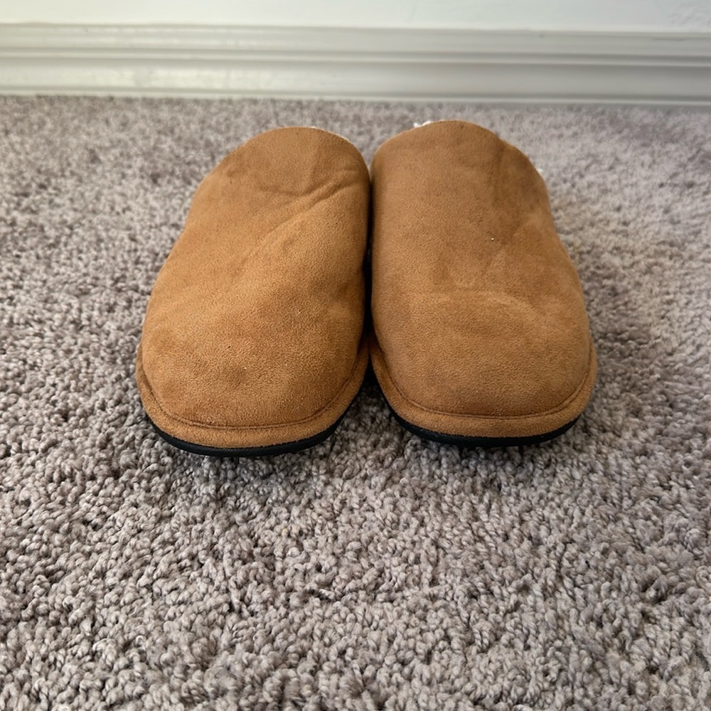Dr.Comfort Men's Easy Therapeutic Slippers Camel Size 8 Wide - Picture 7 of 15